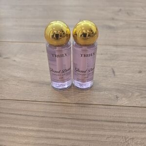 NWT TRULY Beauty Glazed Donut Luxury Lip Oil - Peptides Plumping Set Of 2 Sealed